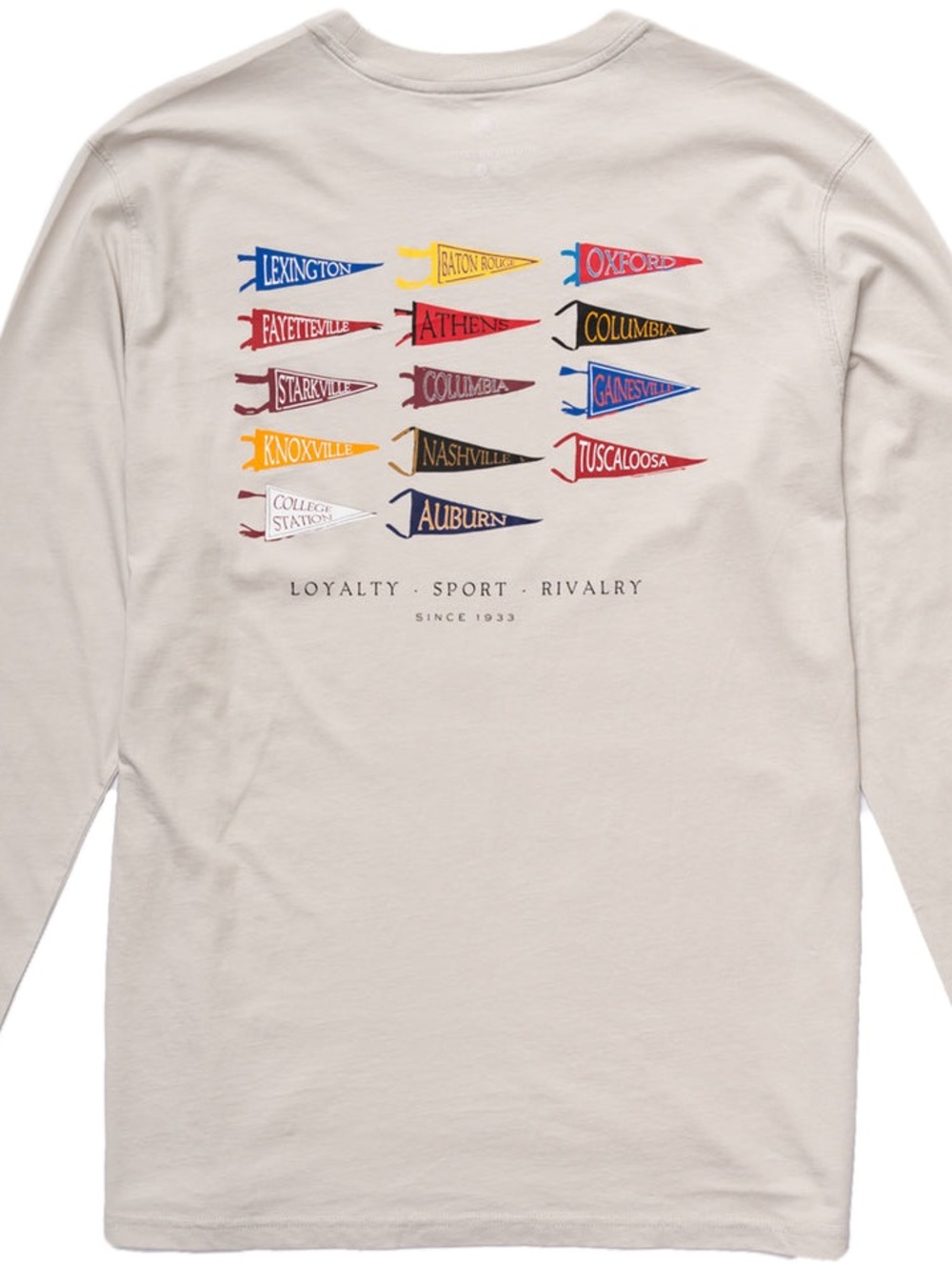 Mens Southern Proper SINCE 1933 PENNANTS Tee